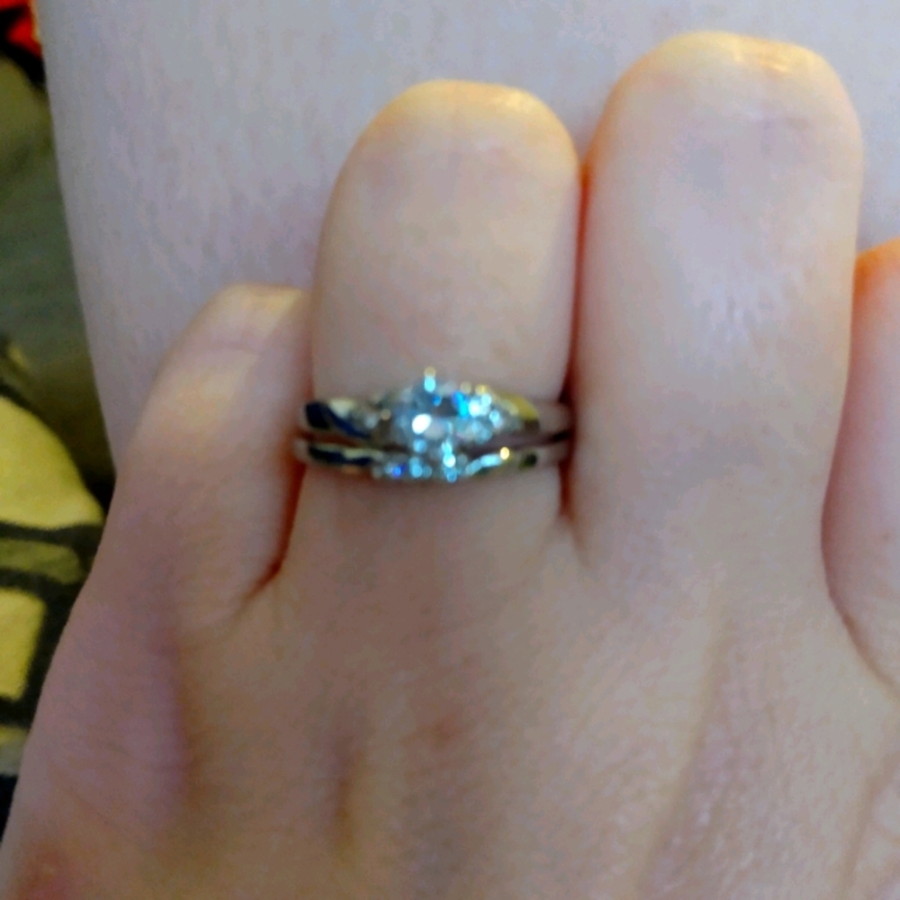 Brand new wedding and engagement ring